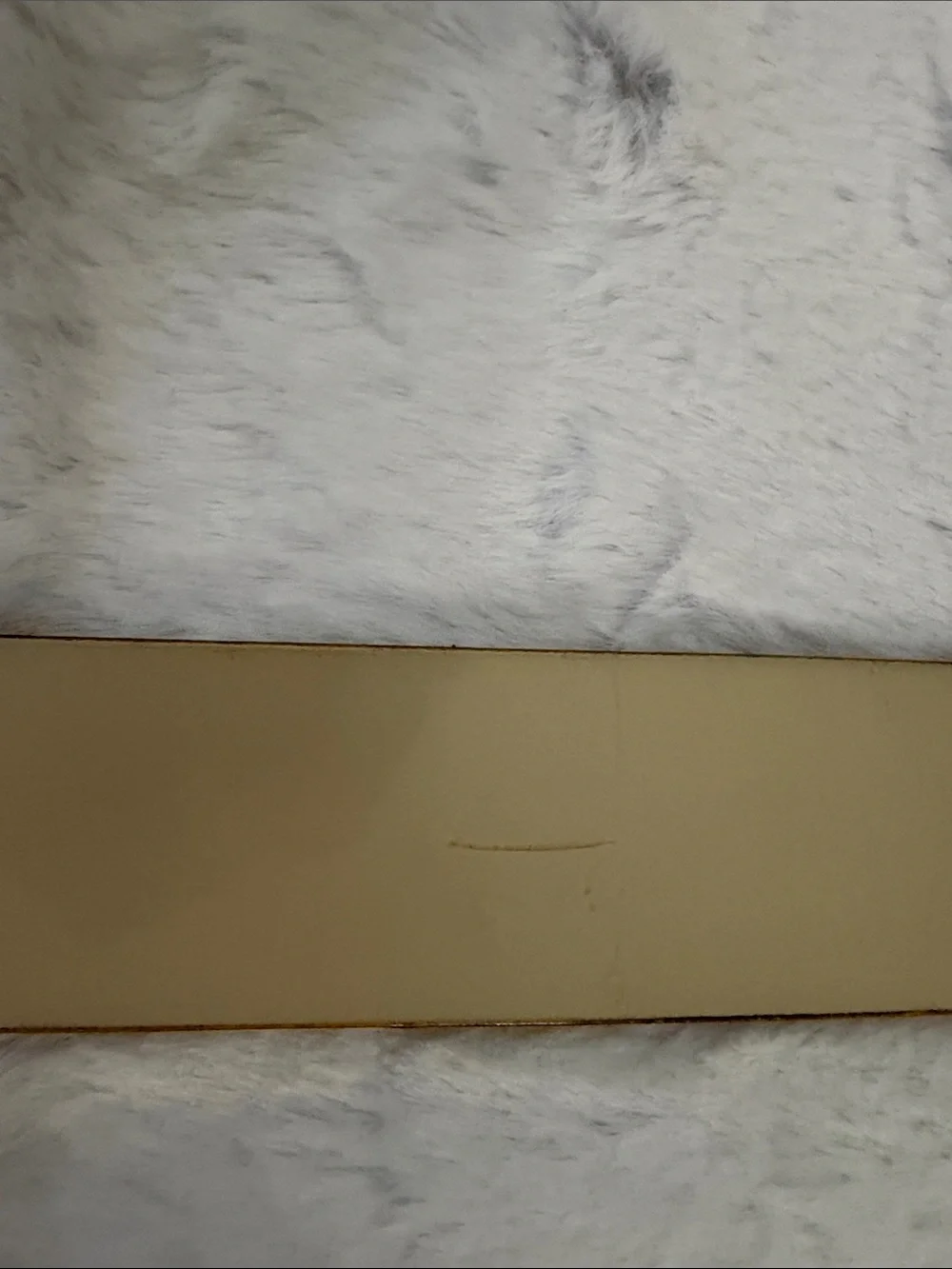 Gucci Ivory Leather Belt with Gold G Buckle